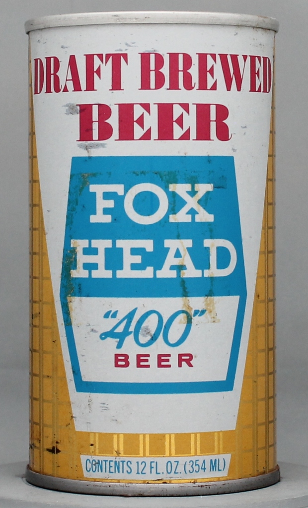 Fox Head 400 Draft 12 Oz Tab Top Can