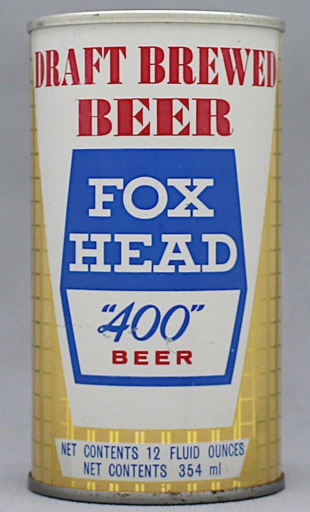Fox Head 400 Draft 12 Oz Tab Top Can