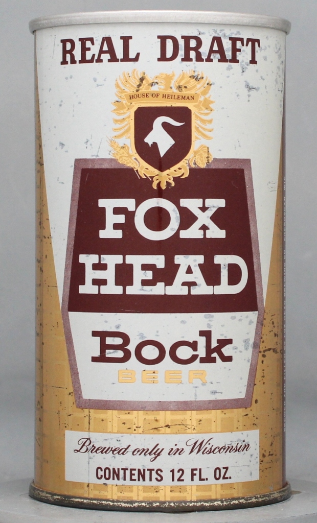 Fox Head Real Draft Bock 12 Oz Tab Top Can