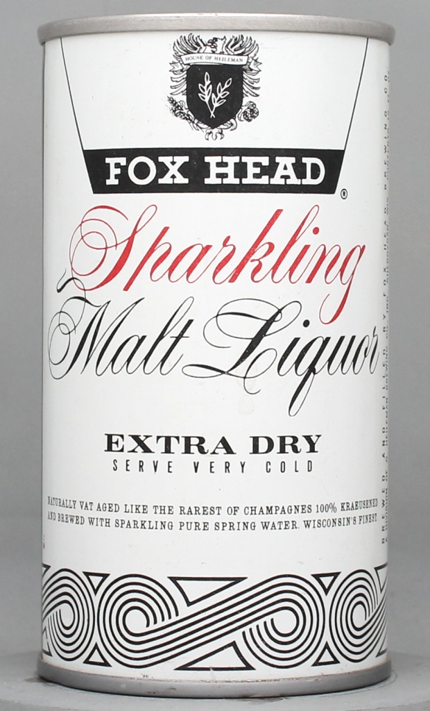 Fox Head Sparkling Malt Liquor 12 Oz Tab Top Can