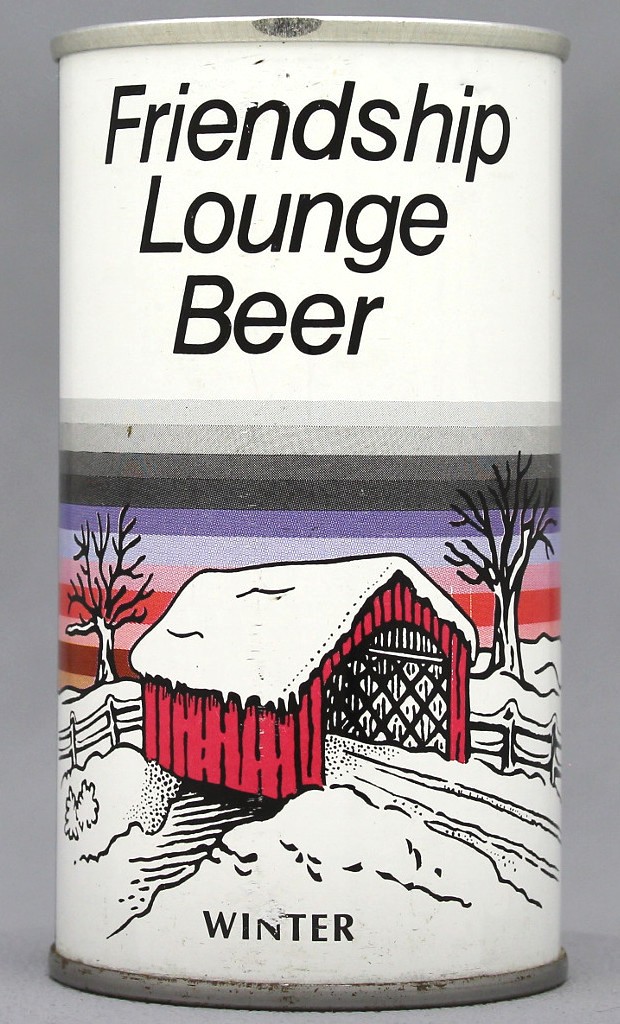Friendship Lounge Beer 12 Oz Tab Top Can