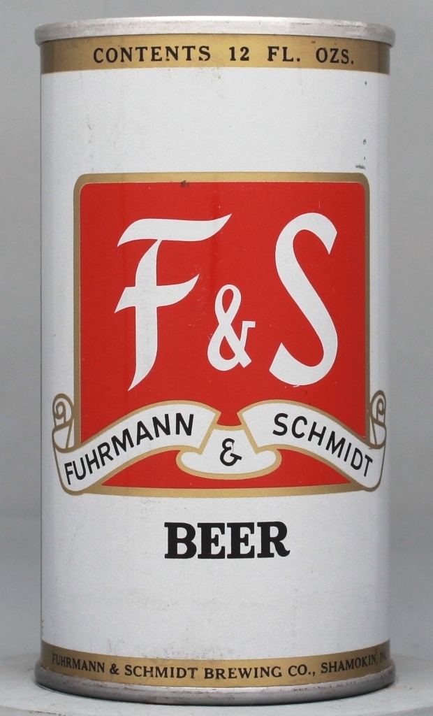 F & S Beer 12 Oz Zip/Tab Top Can