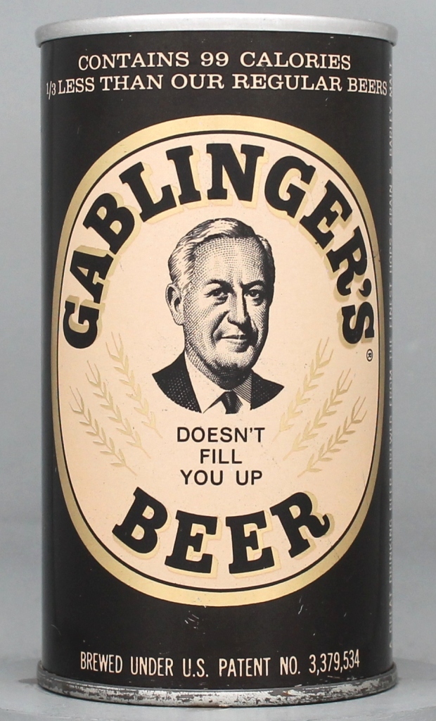 Gablinger's Beer 12 Oz Tab Top Can