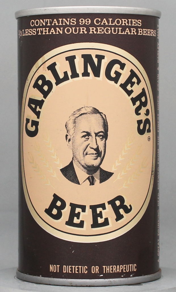 Gablinger's Beer 12 Oz Tab Top Can
