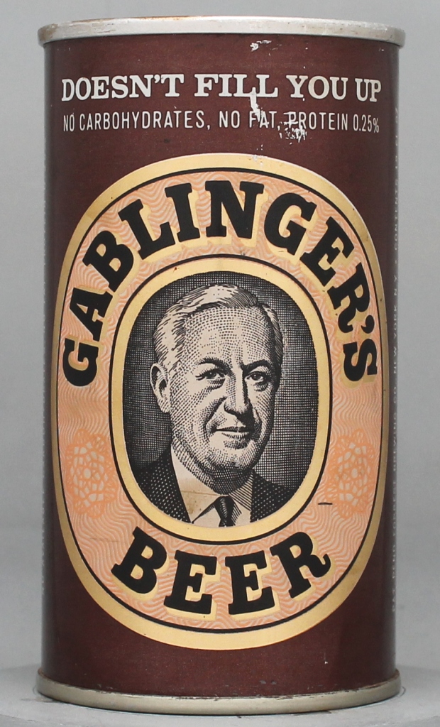 Gablinger's Beer 12 Oz Tab Top Can