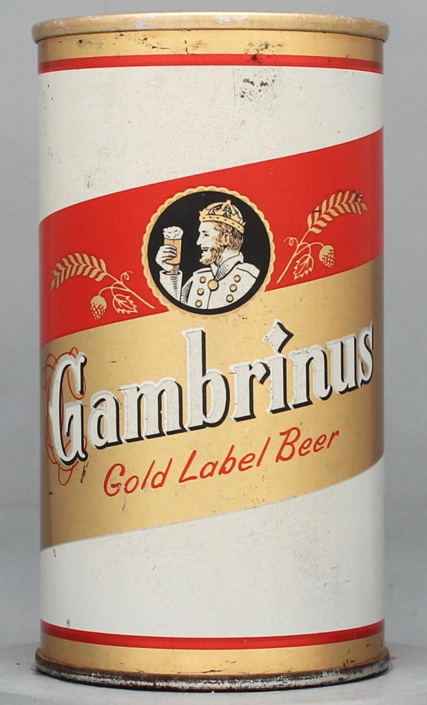 Gambrinus Gold Label Beer 12 Oz Zip/Tab Top Can