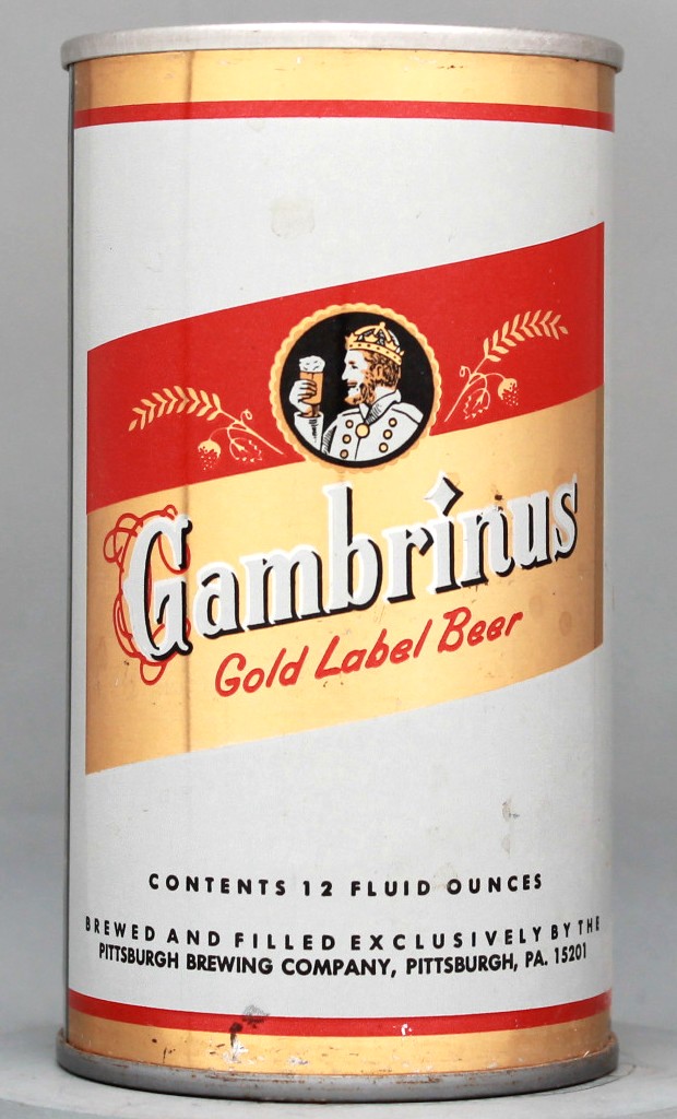 Gambrinus Gold Label Beer 12 Oz Tab Top Can