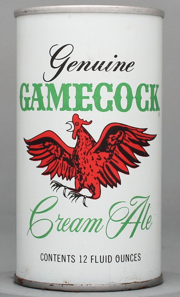 Gamecock Genuine Cream Ale 12 Oz Tab Top Can