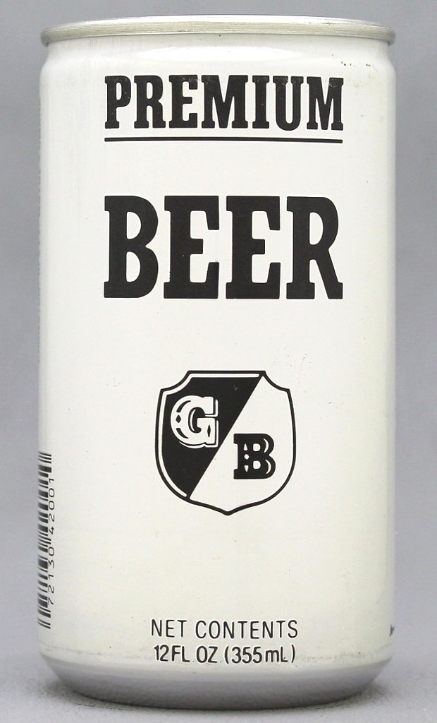 Gb Premium Beer 12 Oz Tab Top Can