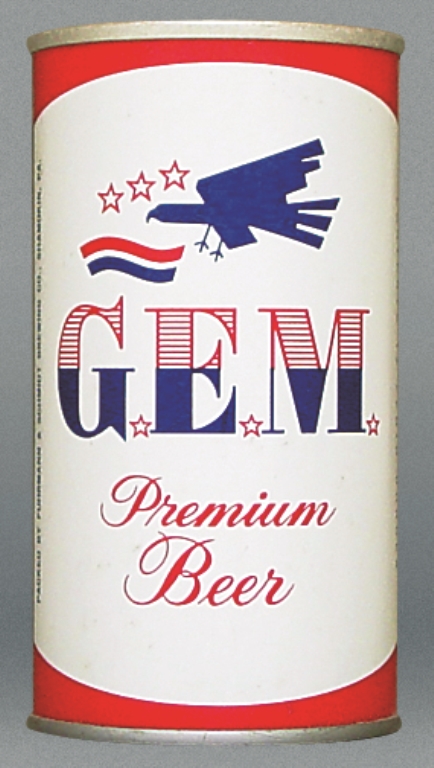 G.e.m. Premium Beer 12 Oz Zip Top Can