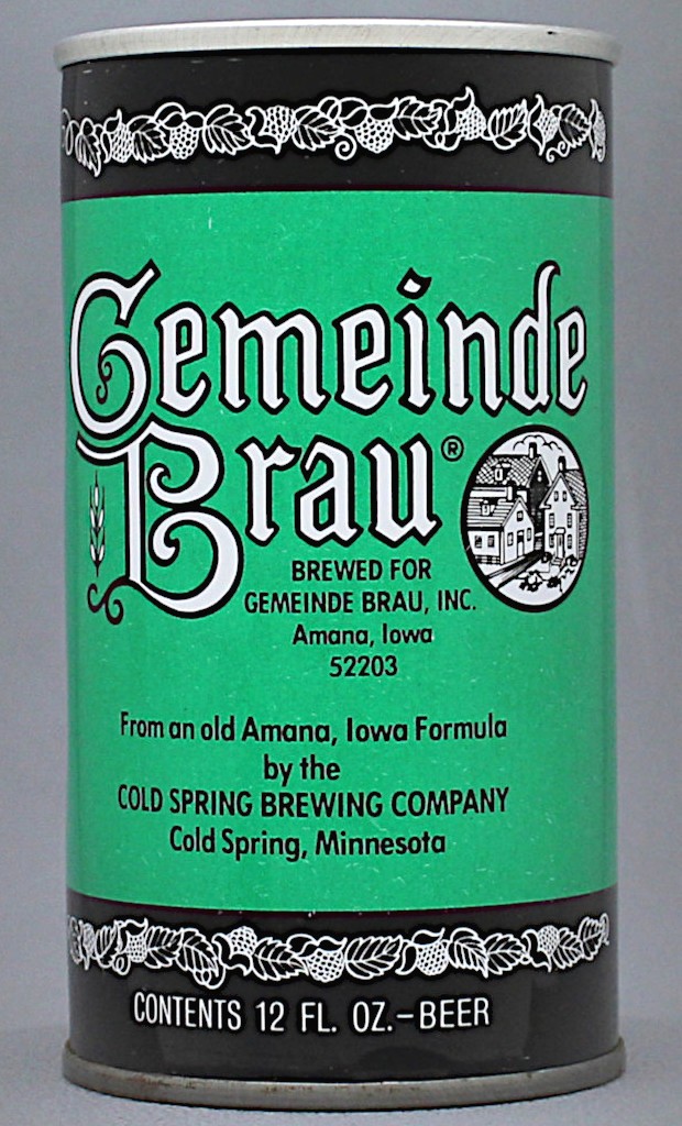 Gemeinde Brau Beer 12 Oz Stay Top Can