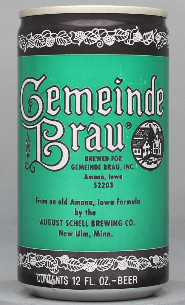 Gemeinde Brau Beer 12 Oz Tab Top Can