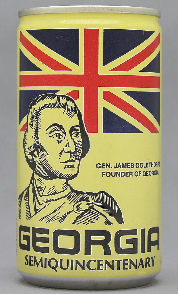 Georgia Semiquincentenary Beer 12 Oz Tab Top Can