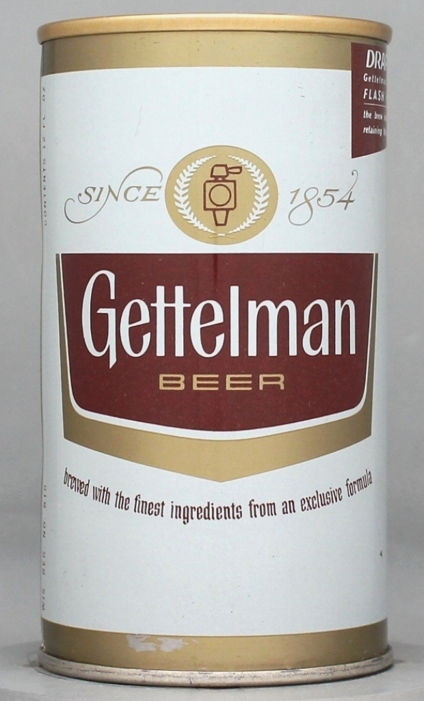 Gettelman Beer 12 Oz Tab Top Can