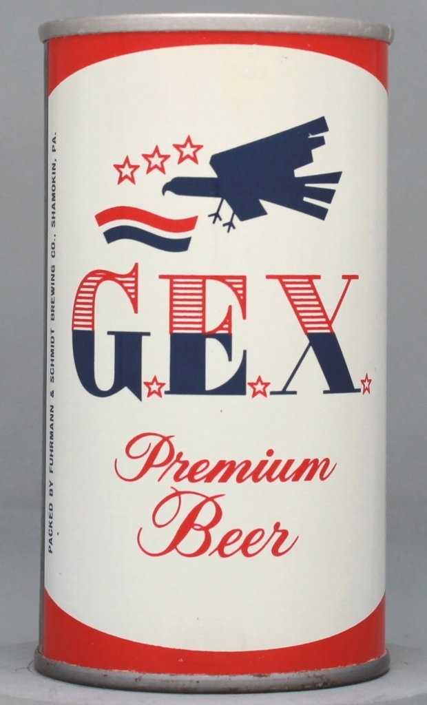 G.e.x. Premium Beer 12 Oz Tab Top Can