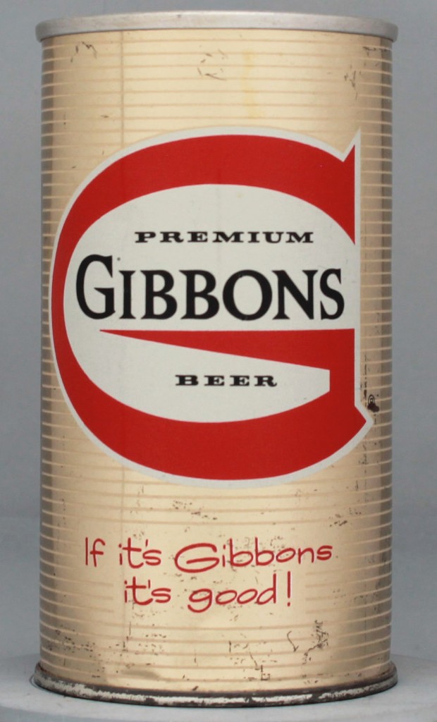 Gibbons Premium Beer 12 Oz Zip/Tab Top Can