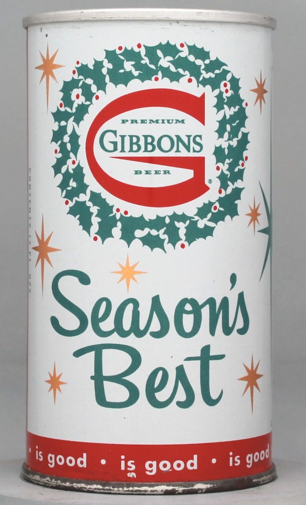 Gibbons Premium Beer 12 Oz Zip/Tab Top Can