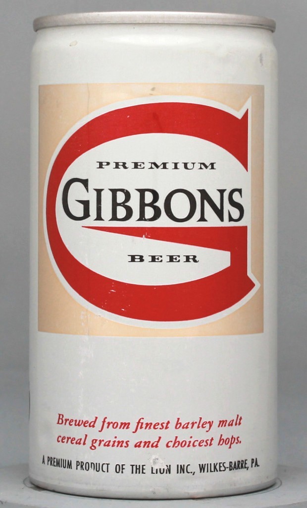 Gibbons Premium Beer 12 Oz Tab Top Can