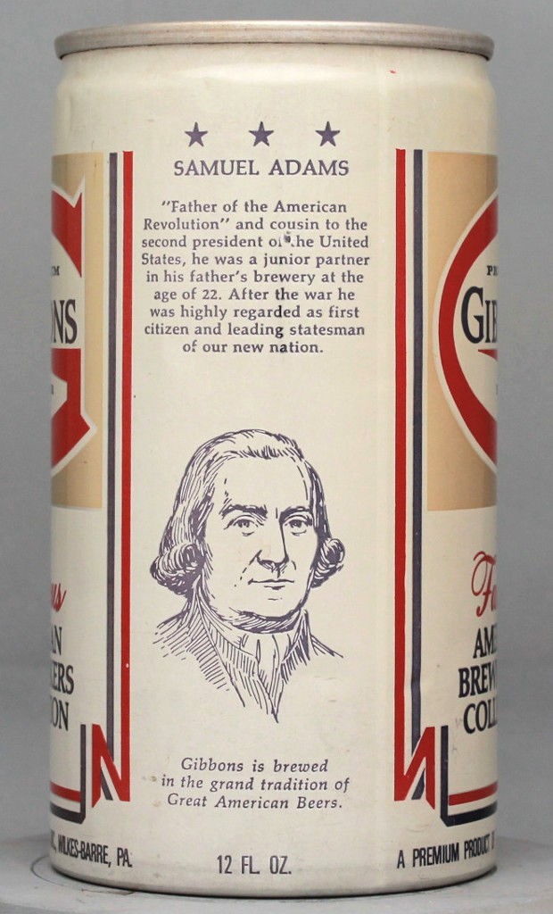 Gibbons Premium Beer 12 Oz Tab Top Can