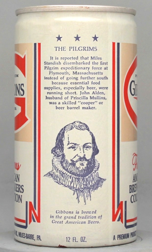Gibbons Premium Beer 12 Oz Tab Top Can
