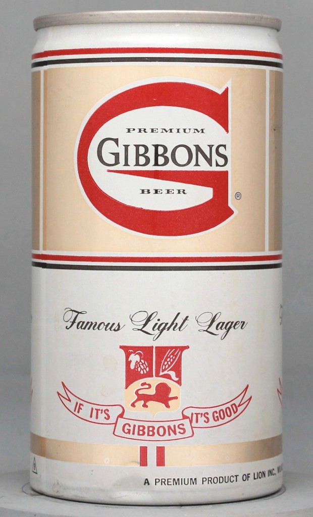 Gibbons Premium Beer 12 Oz Tab Top Can