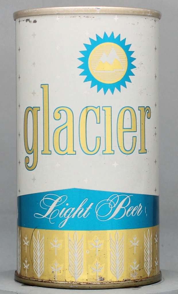 Glacier Light Beer 12 Oz Tab Top Can