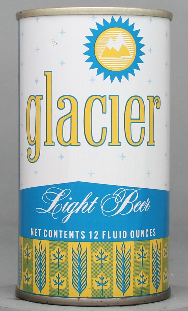 Glacier Light Beer 12 Oz Tab Top Can