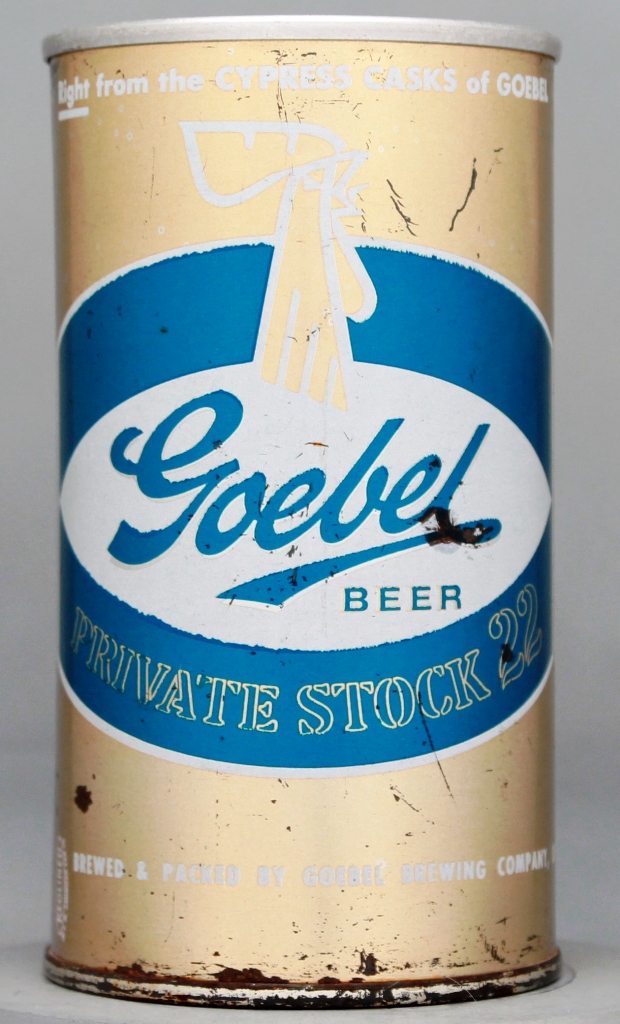Goebel Private Stock 22 Beer 12 Oz Zip Top Can