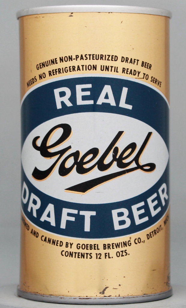 Goebel Real Draft 12 Oz Tab Top Can