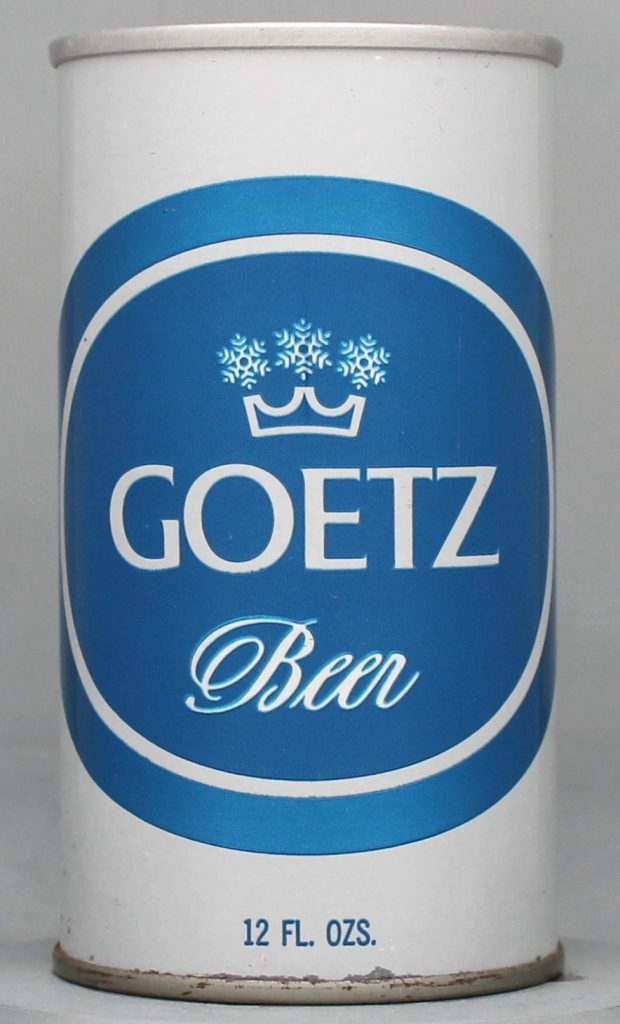 Goetz Beer 12 Oz Tab Top Can