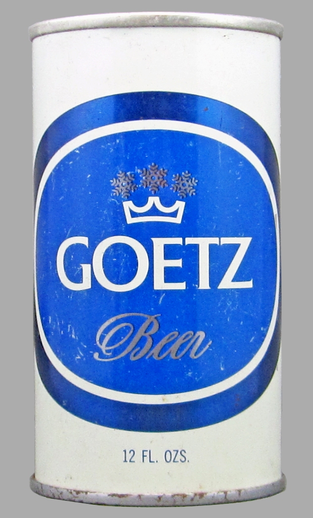 Goetz Beer 12 Oz Tab Top Can