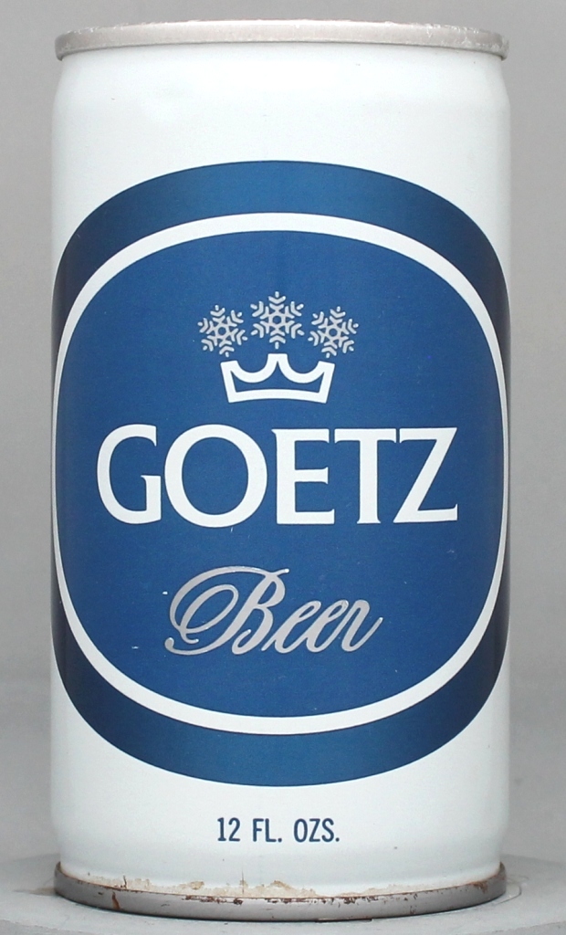 Goetz Beer 12 Oz Tab Top Can