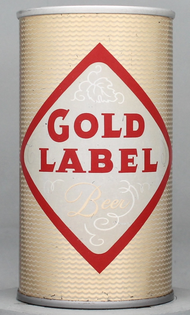 Gold Label Beer 12 Oz Tab Top Can