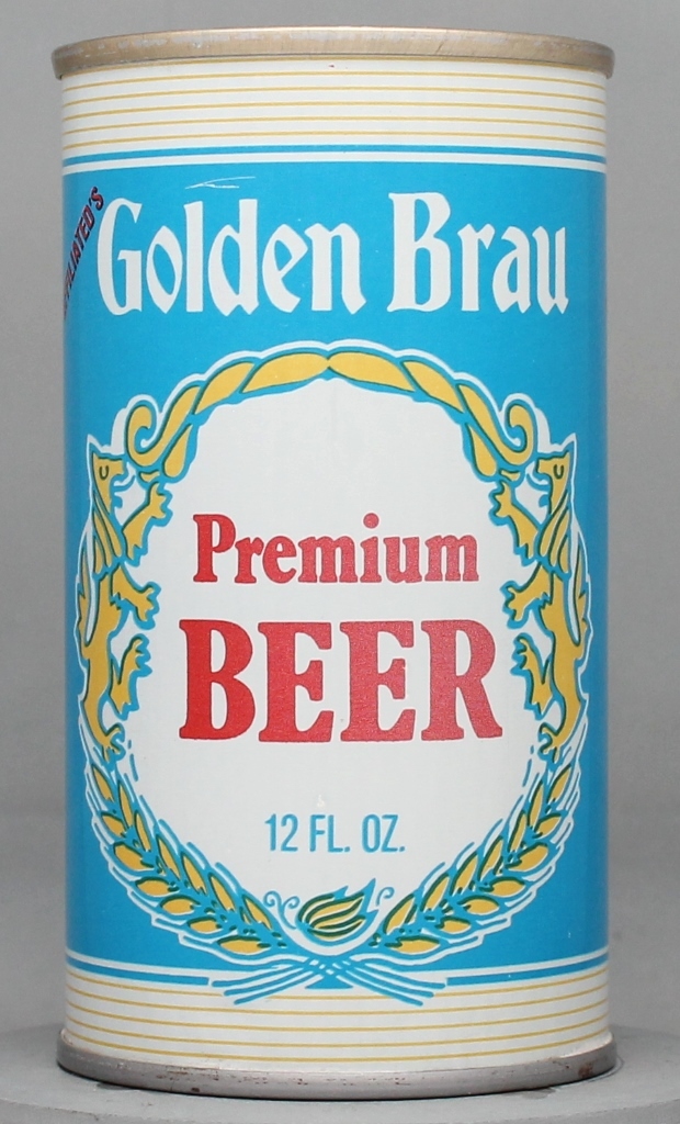 Golden Brau Beer 12 Oz Tab Top Can