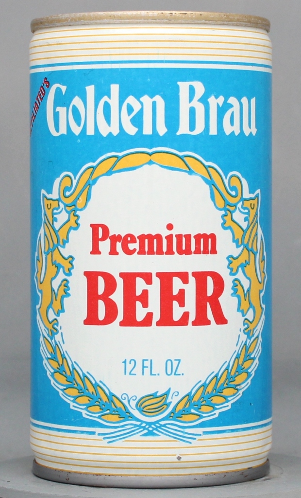 Golden Brau Premium Beer 12 Oz Tab Top Can