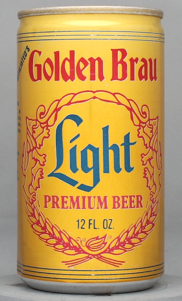 Golden Brau Light Beer 12 Oz Tab Top Can