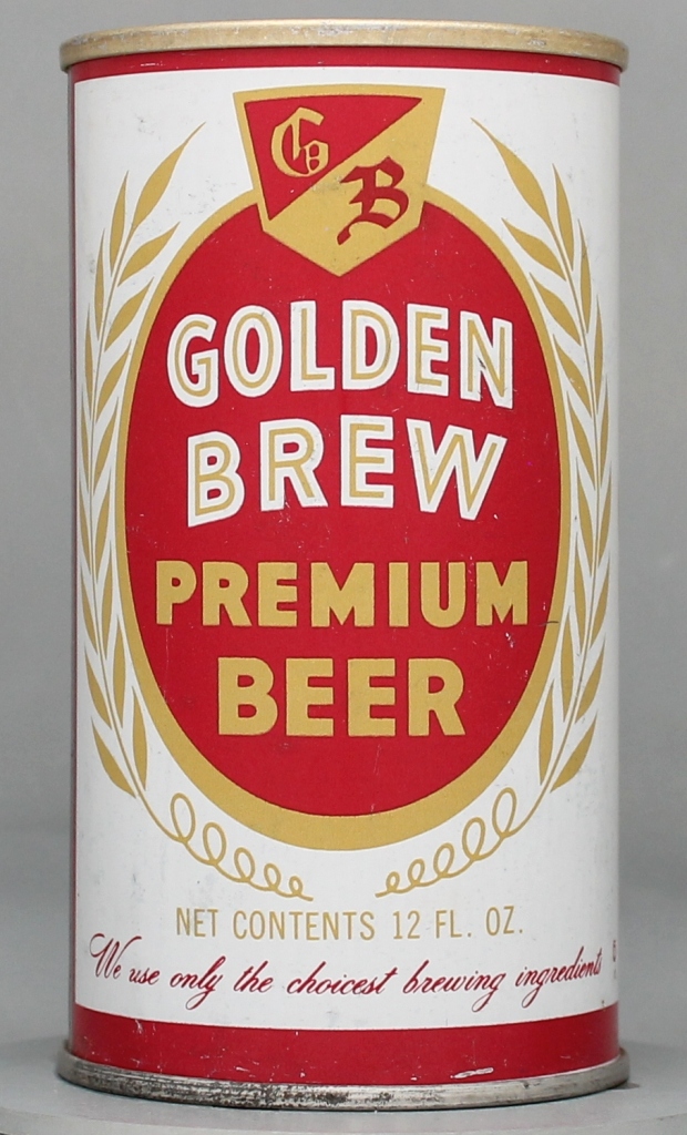 Golden Brew Premium Beer 12 Oz Tab Top Can