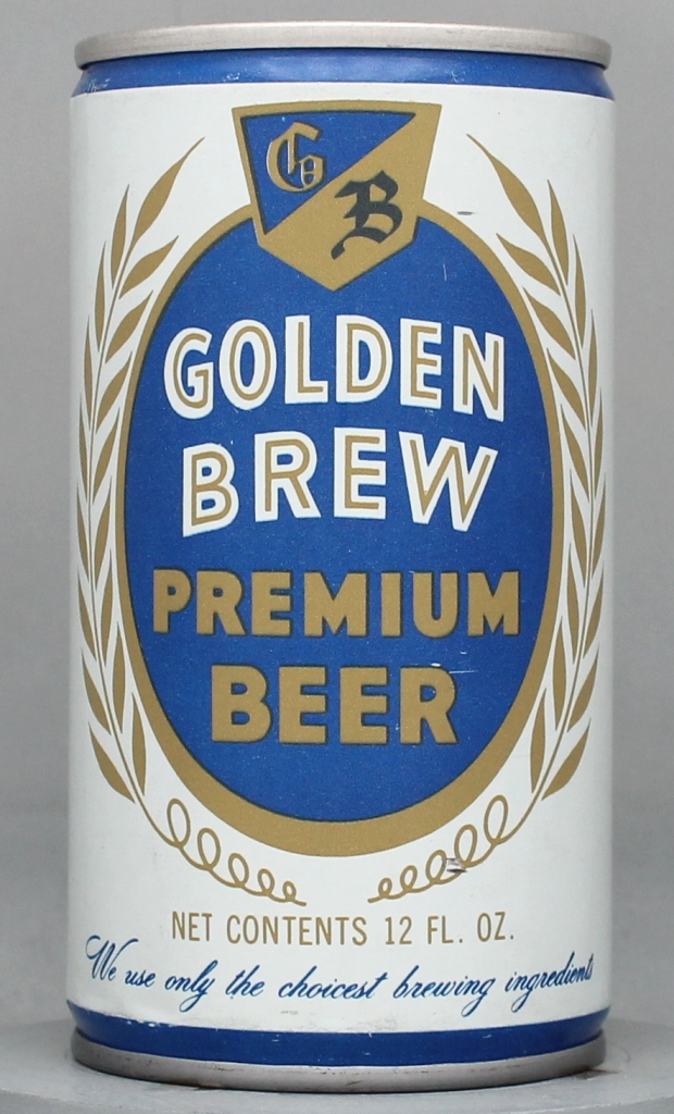 Golden Brew Premium Beer 12 Oz Tab Top Can
