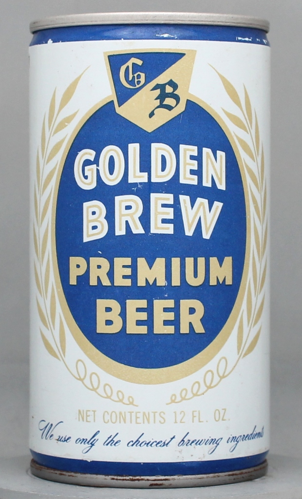 Golden Brew Premium Beer 12 Oz Tab Top Can