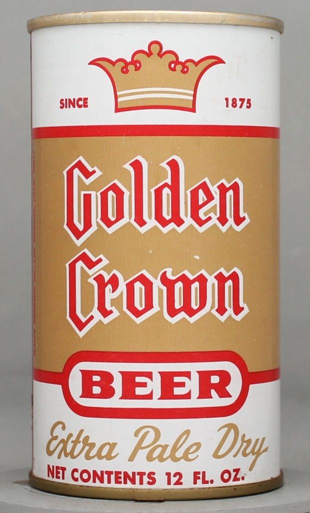 Golden Crown Extra Pale Dry Beer 12 Oz Tab Top Can