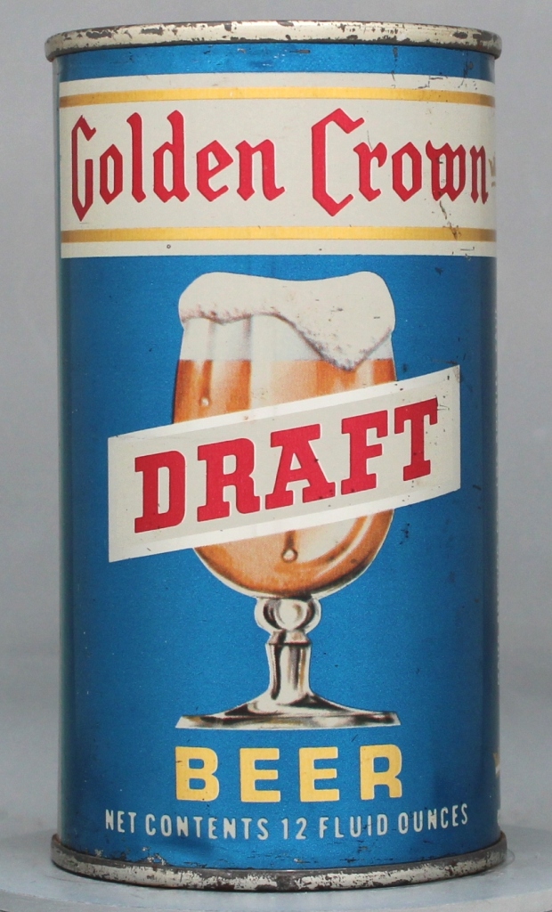 Golden Crown Draft 12 Oz Tab/Insert Top Can