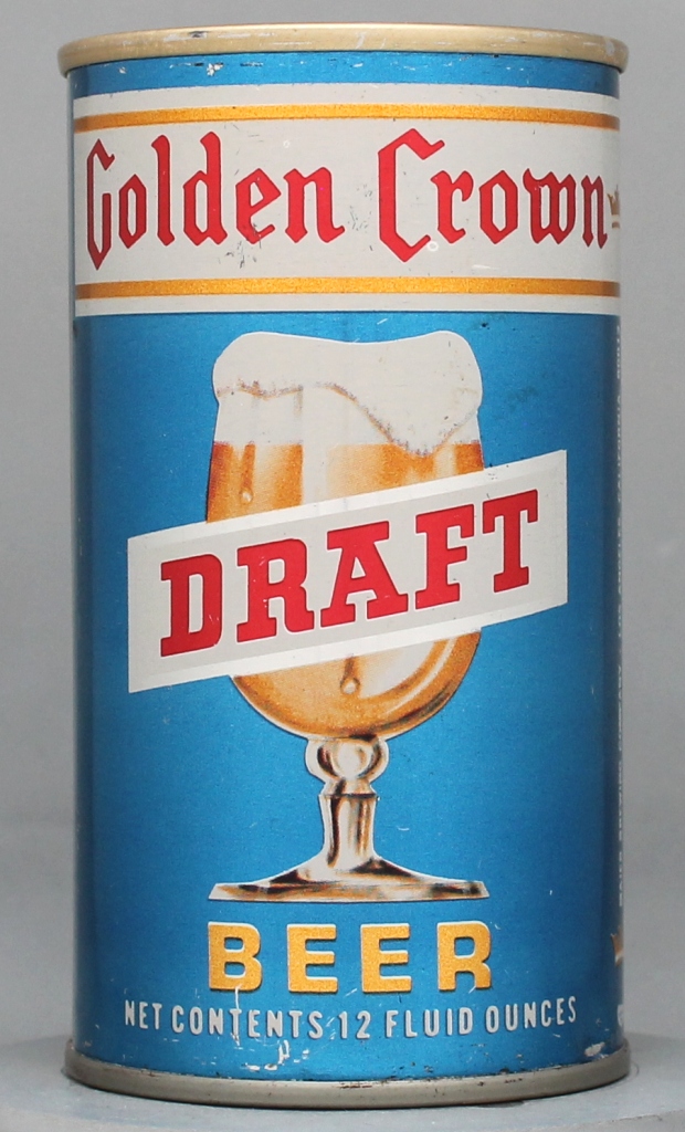 Golden Crown Draft 12 Oz Tab/Insert Top Can