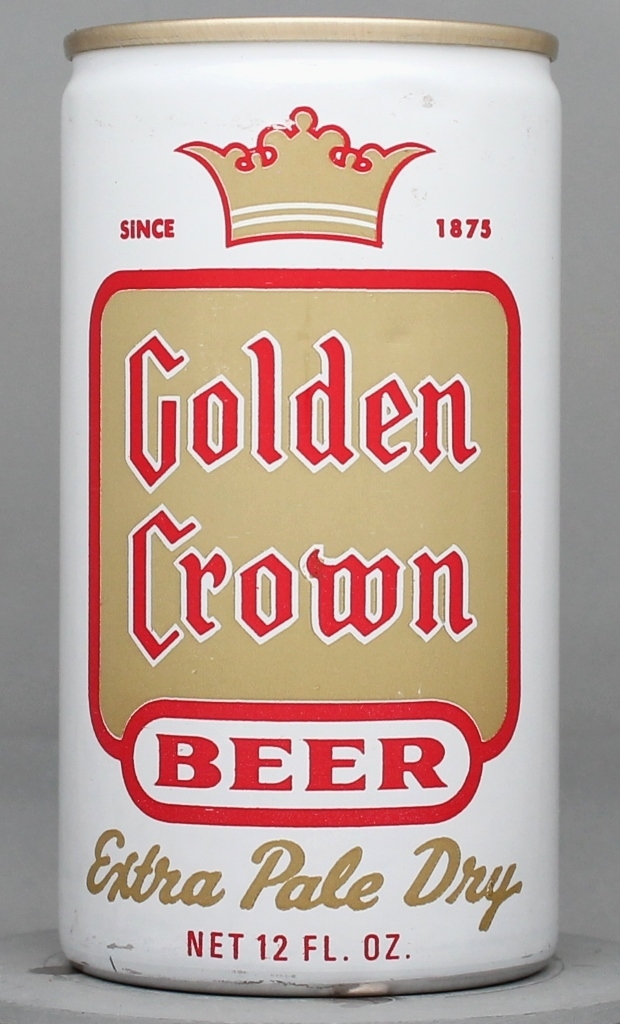 Golden Crown Extra Pale Dry Beer 12 Oz Tab Top Can