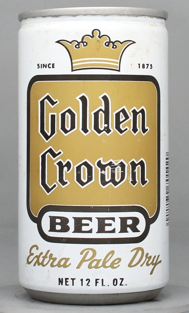 Golden Crown Extra Pale Beer 12 Oz Tab Top Can