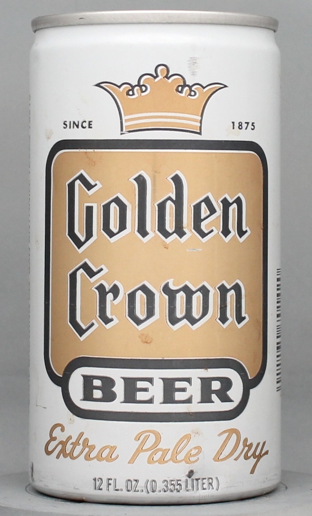 Golden Crown Extra Pale Dry Beer 12 Oz Tab Top Can