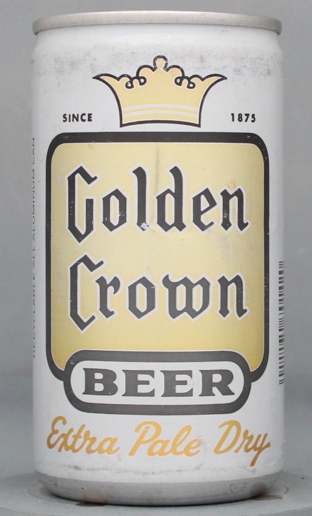 Golden Crown Extra Pale Dry Beer 12 Oz Tab Top Can