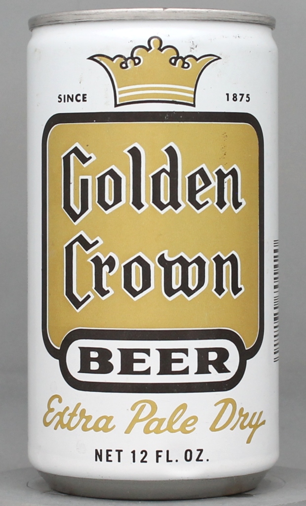 Golden Crown Extra Pale Dry Beer 12 Oz Stay Top Can