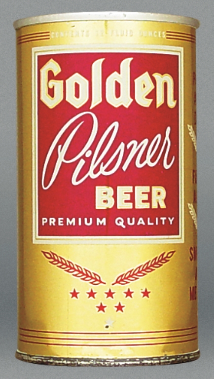 Golden Pilsner Beer 12 Oz Zip Top Can