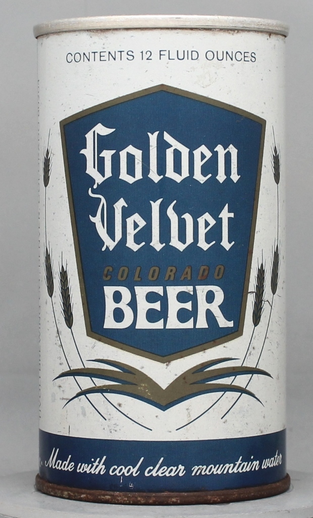 Golden Velvet Colorado Beer 12 Oz Tab Top Can