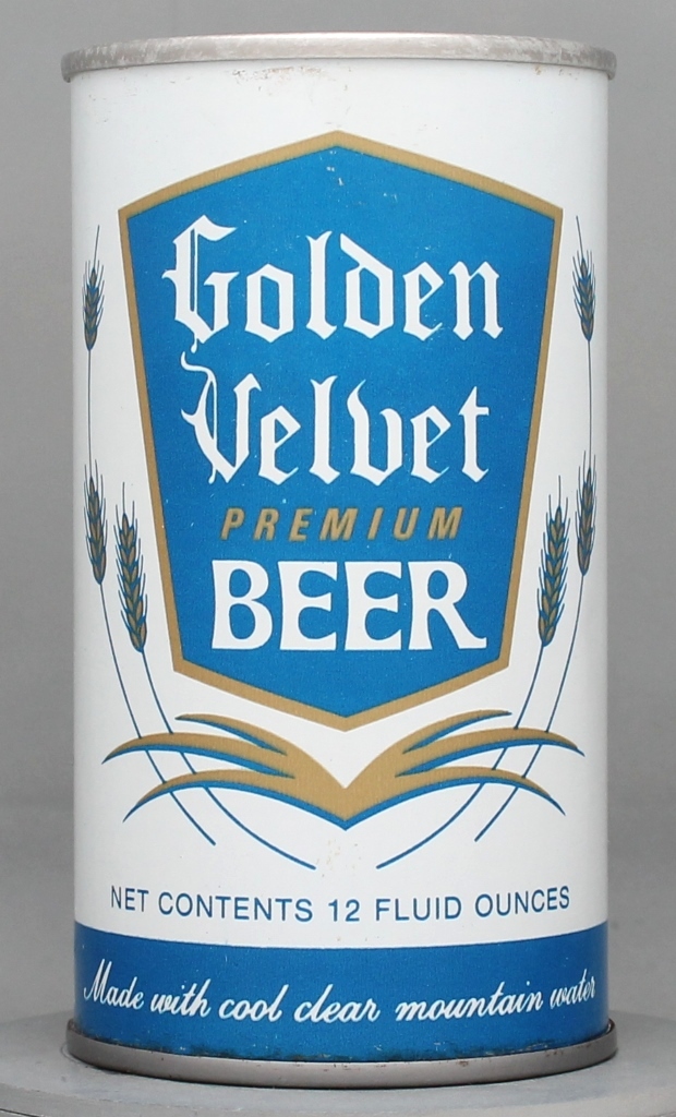 Golden Velvet Premium Beer 12 Oz Tab Top Can